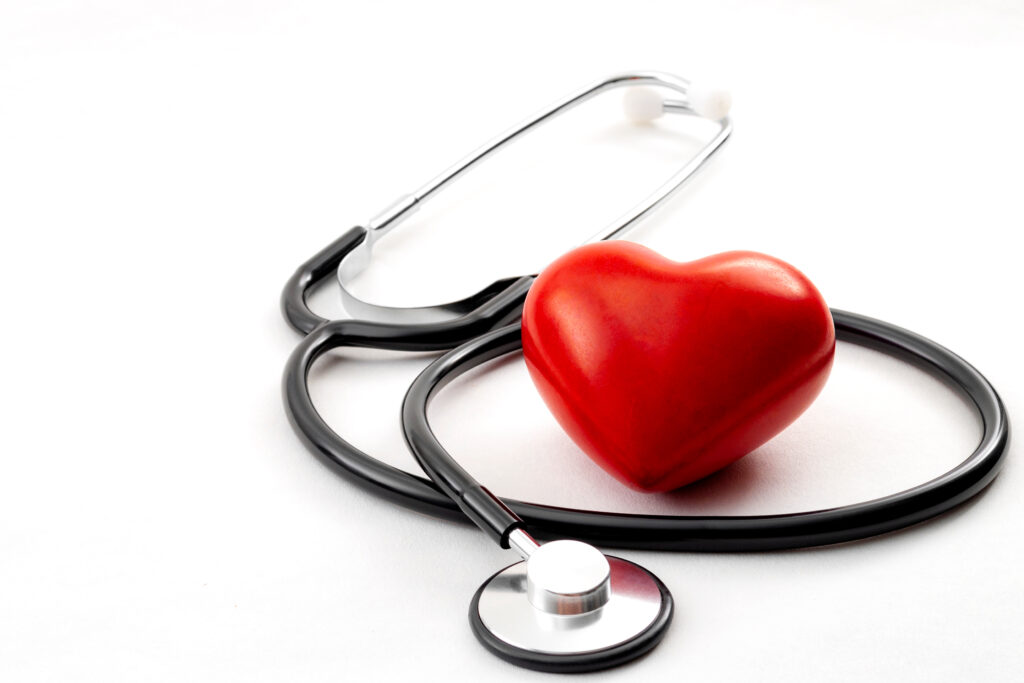 American Heart Month - Heart in a stethoscope